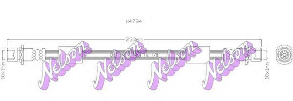 Тормозной шланг BROVEX-NELSON H4794
