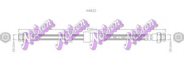 BROVEX-NELSON H4812 Тормозной шланг
