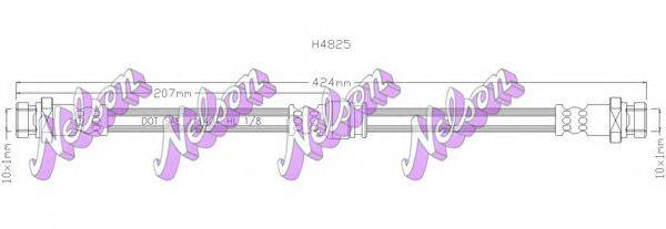 BROVEX-NELSON H4825 Тормозной шланг