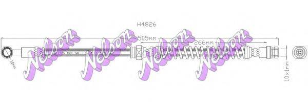BROVEX-NELSON H4826 Тормозной шланг
