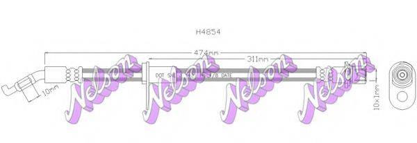 Тормозной шланг BROVEX-NELSON H4854