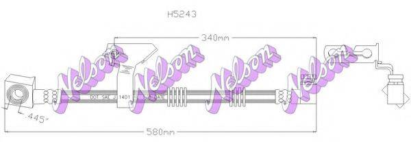BROVEX-NELSON H5243 Тормозной шланг