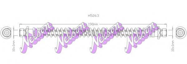 BROVEX-NELSON H5263 Тормозной шланг