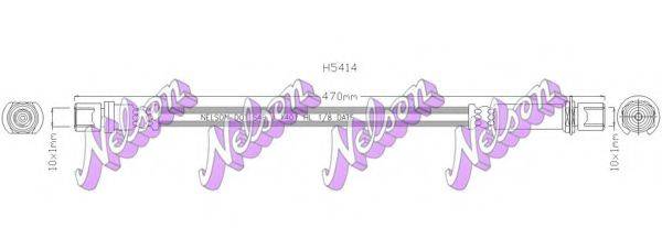 BROVEX-NELSON H5414 Тормозной шланг