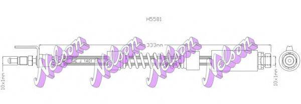 BROVEX-NELSON H5581 Тормозной шланг