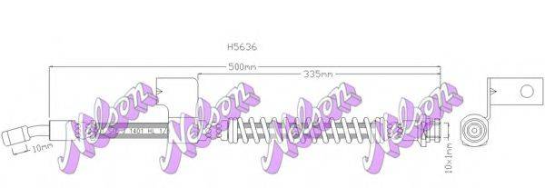 BROVEX-NELSON H5636 Тормозной шланг