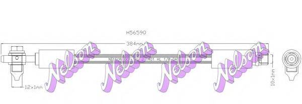 Тормозной шланг BROVEX-NELSON H5659Q