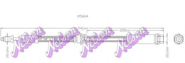 Тормозной шланг BROVEX-NELSON H5664
