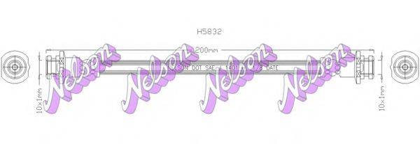 BROVEX-NELSON H5832 Тормозной шланг