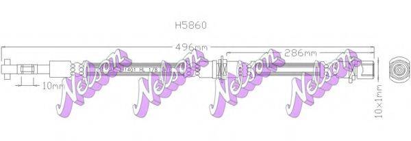 Тормозной шланг BROVEX-NELSON H5860