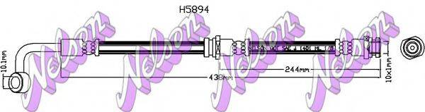 BROVEX-NELSON H5894 Тормозной шланг