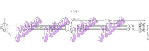 Тормозной шланг BROVEX-NELSON H5897