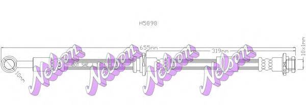 Тормозной шланг BROVEX-NELSON H5898