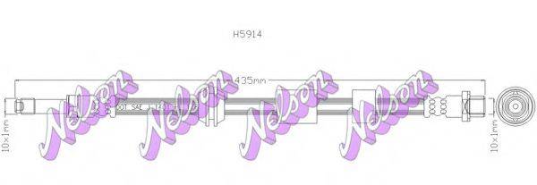 Тормозной шланг BROVEX-NELSON H5914