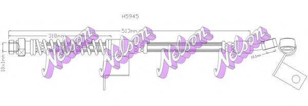 BROVEX-NELSON H5945 Тормозной шланг
