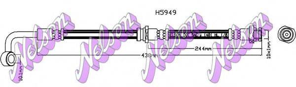 BROVEX-NELSON H5949 Тормозной шланг