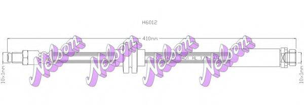 BROVEX-NELSON H6012 Тормозной шланг