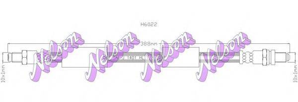 BROVEX-NELSON H6022 Тормозной шланг