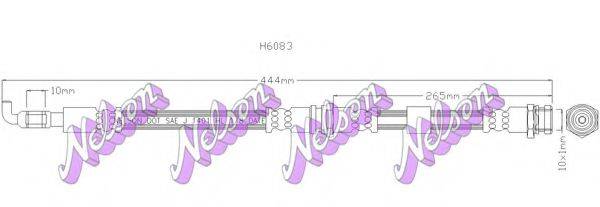 Тормозной шланг BROVEX-NELSON H6083