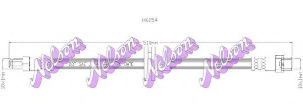 BROVEX-NELSON H6154 Тормозной шланг