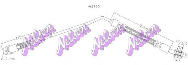 BROVEX-NELSON H6163Q Тормозной шланг