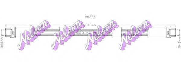 BROVEX-NELSON H6236 Тормозной шланг