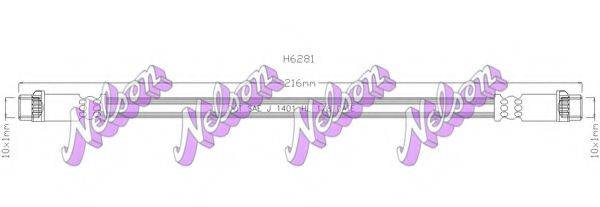BROVEX-NELSON H6281 Тормозной шланг
