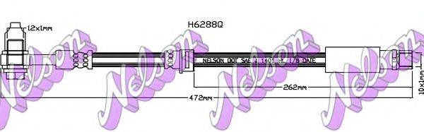 BROVEX-NELSON H6288Q Тормозной шланг