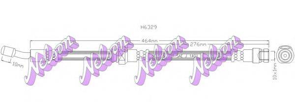 BROVEX-NELSON H6329 Тормозной шланг