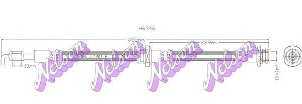 Тормозной шланг BROVEX-NELSON H6346