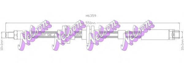 Тормозной шланг BROVEX-NELSON H6359