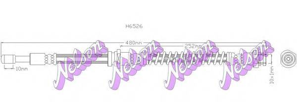 BROVEX-NELSON H6526 Тормозной шланг