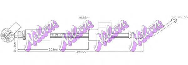 Тормозной шланг BROVEX-NELSON H6584