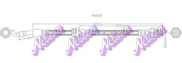 BROVEX-NELSON H6602 Тормозной шланг