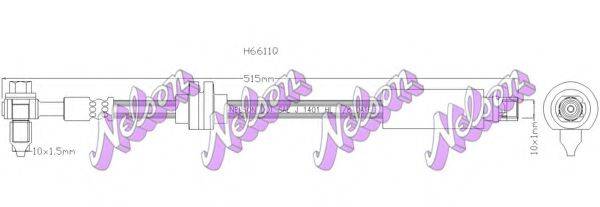 Тормозной шланг BROVEX-NELSON H6611Q