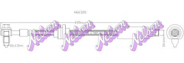 Тормозной шланг BROVEX-NELSON H6632Q
