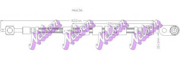 BROVEX-NELSON H6636 Тормозной шланг
