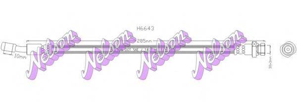 BROVEX-NELSON H6643 Тормозной шланг