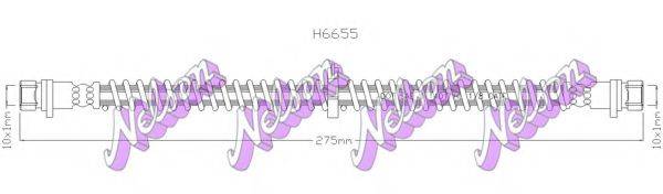 BROVEX-NELSON H6655 Тормозной шланг