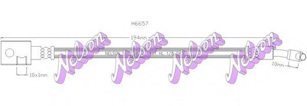 BROVEX-NELSON H6657 Тормозной шланг