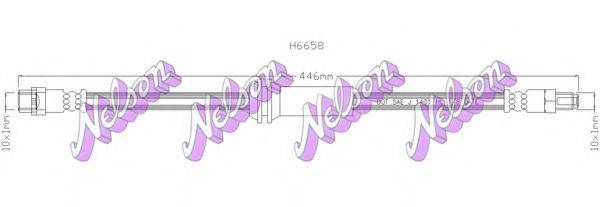 Тормозной шланг BROVEX-NELSON H6658