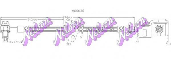 Тормозной шланг BROVEX-NELSON H6663Q