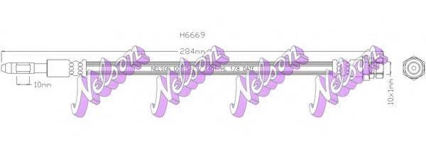 Тормозной шланг BROVEX-NELSON H6669