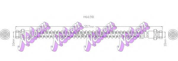 Тормозной шланг BROVEX-NELSON H6698
