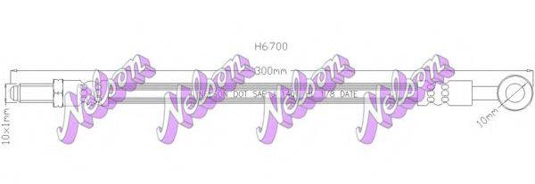 Тормозной шланг BROVEX-NELSON H6700