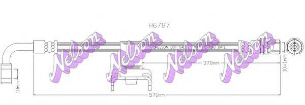 Тормозной шланг BROVEX-NELSON H6787