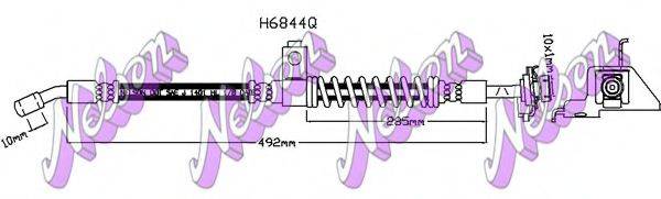 Тормозной шланг BROVEX-NELSON H6844Q