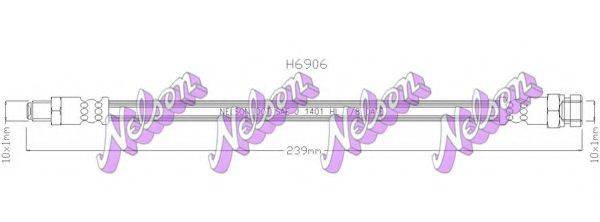 BROVEX-NELSON H6906 Тормозной шланг