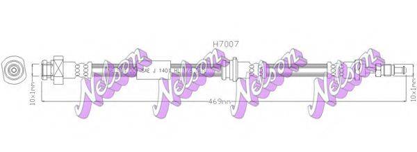 BROVEX-NELSON H7007 Тормозной шланг