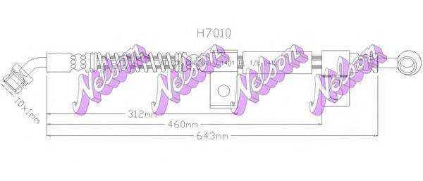 BROVEX-NELSON H7010 Тормозной шланг